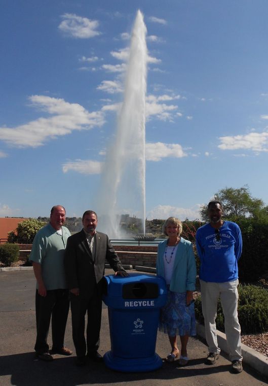 Recycling Containers Added at Fountain Park