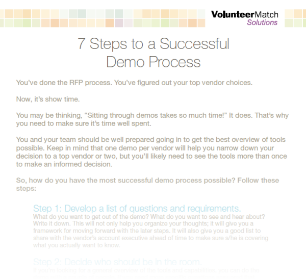 7 Steps to a Successful Demo Process