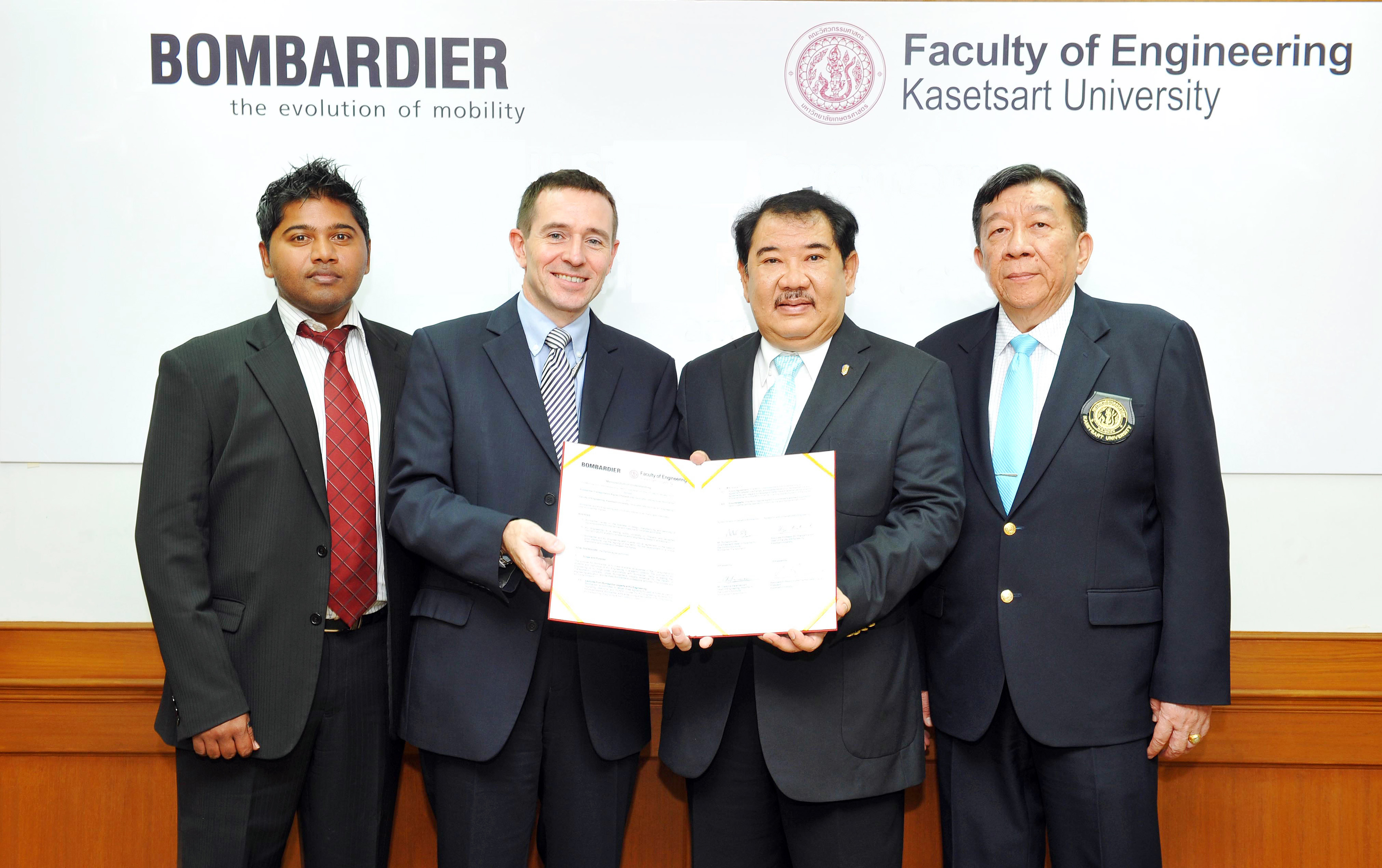 Bombardier Partners with Kasetsart University in...