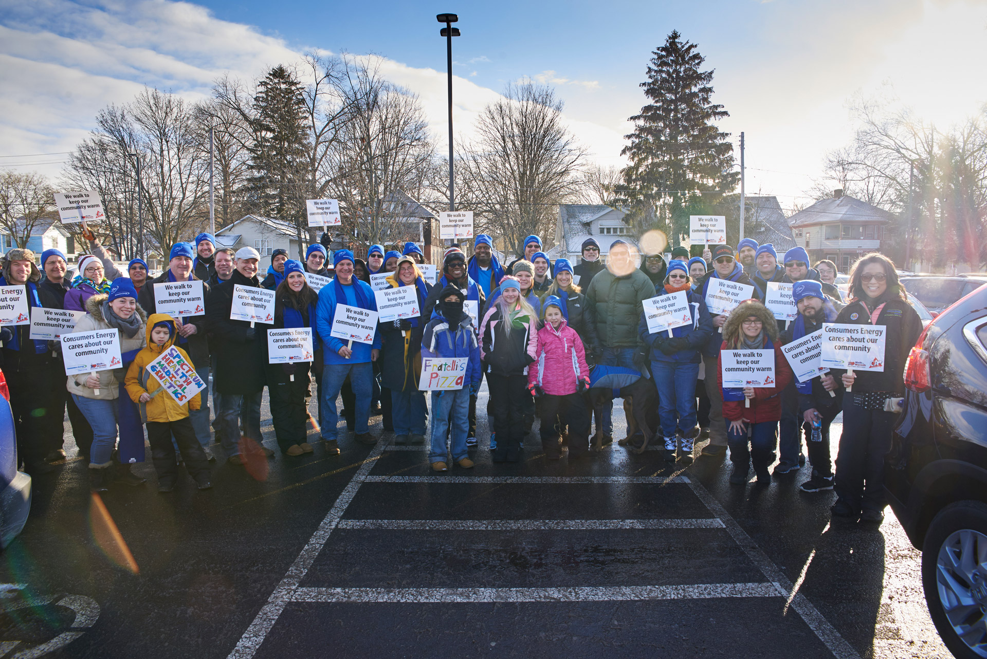 Consumers Energy Employees Walk in Michigan Communities...
