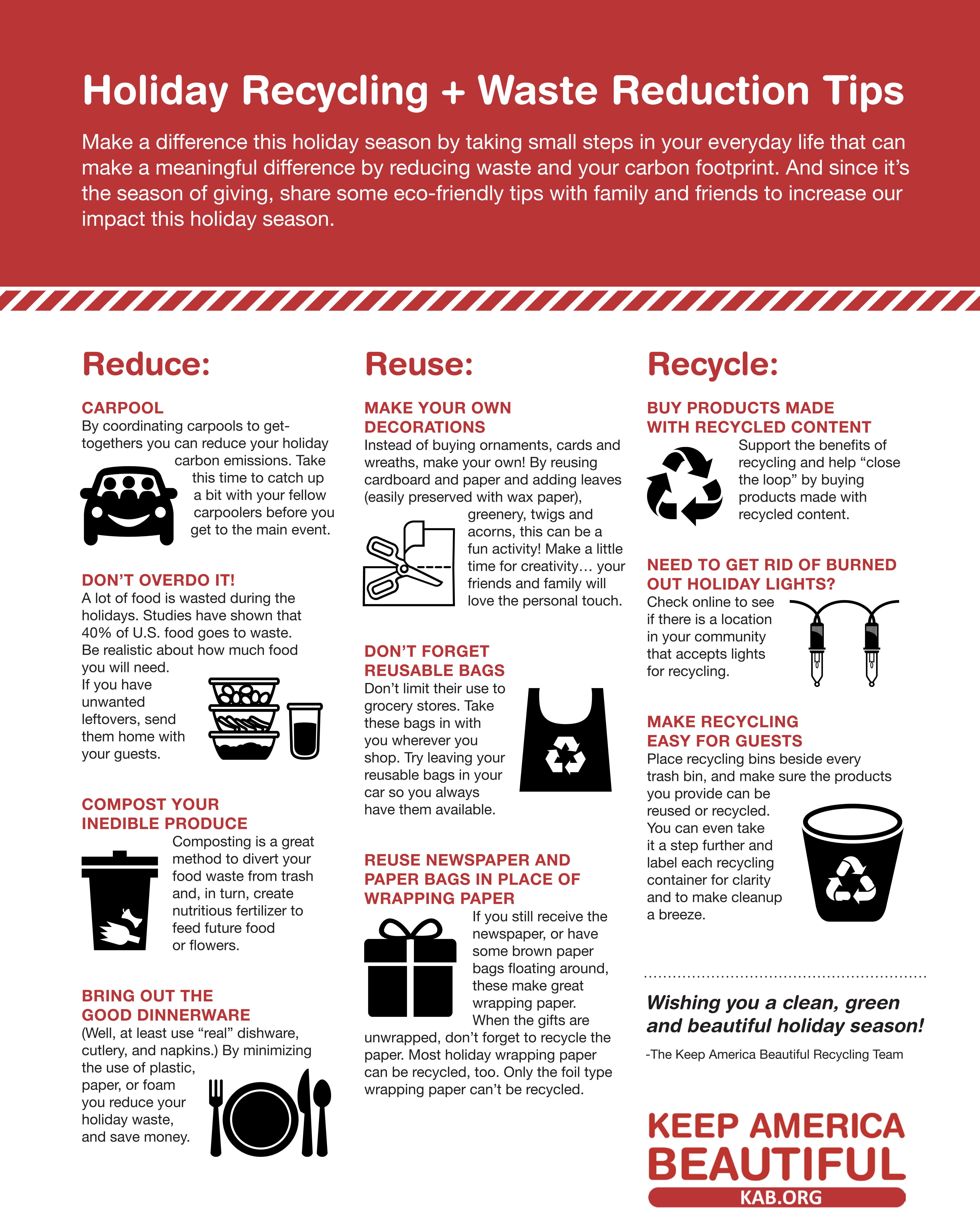 waste reduction during the holidays