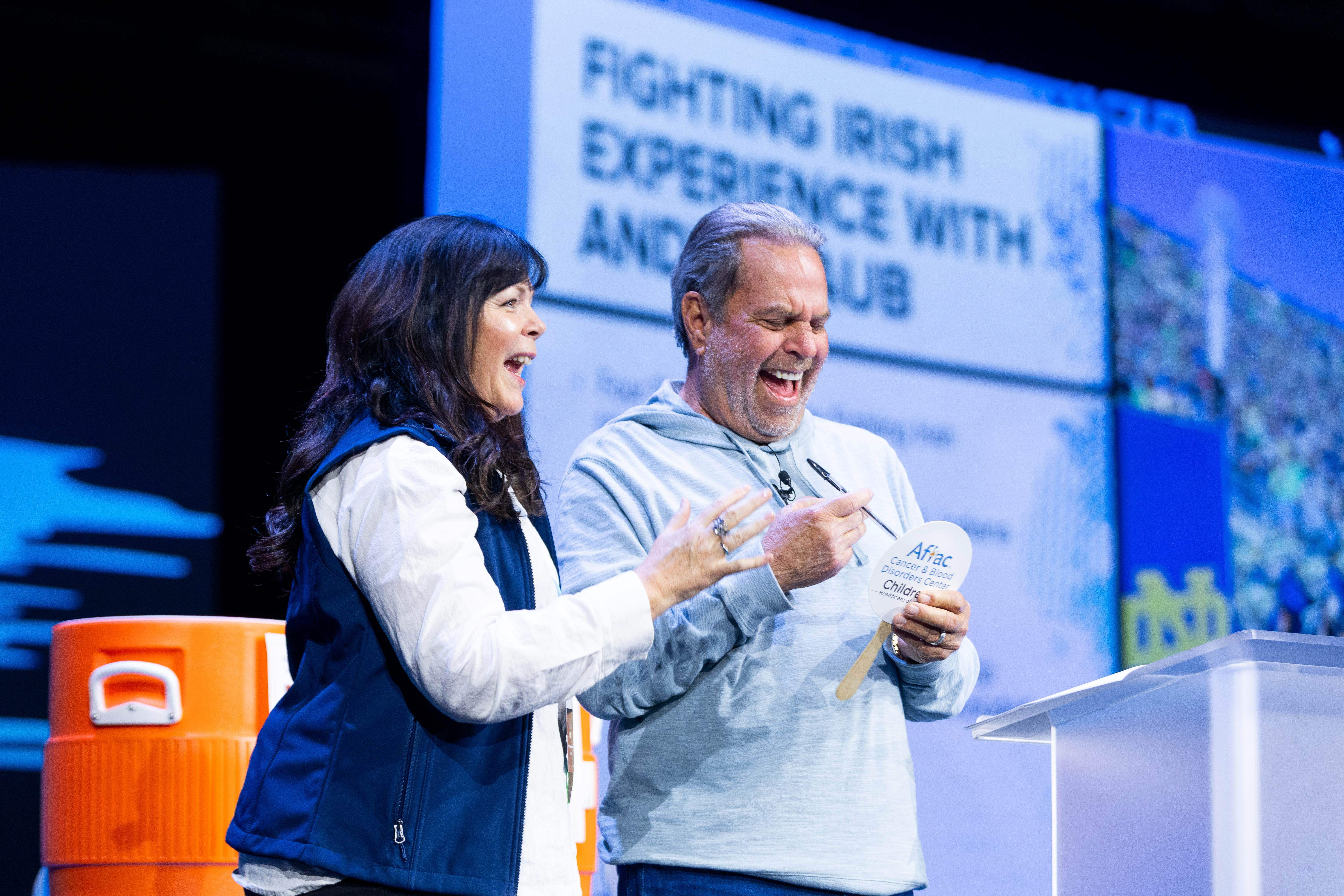 Aflac Sales Team shown with the donations.