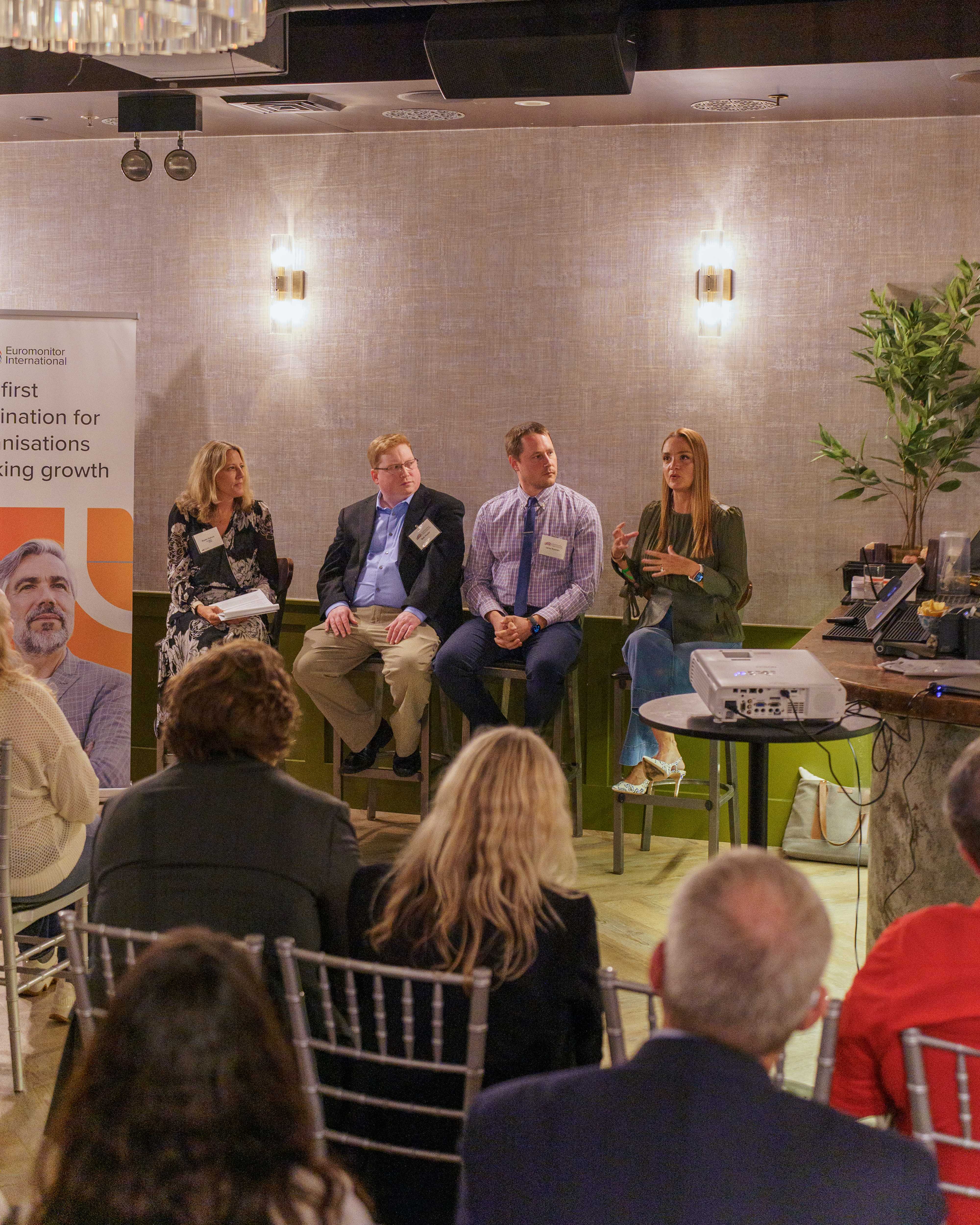 Ada McLaughlin on Euromonitor’s panel titled “Future of Retail: Navigating E-Commerce Disruption” (Photo Courtesy: Ada McLaughlin).