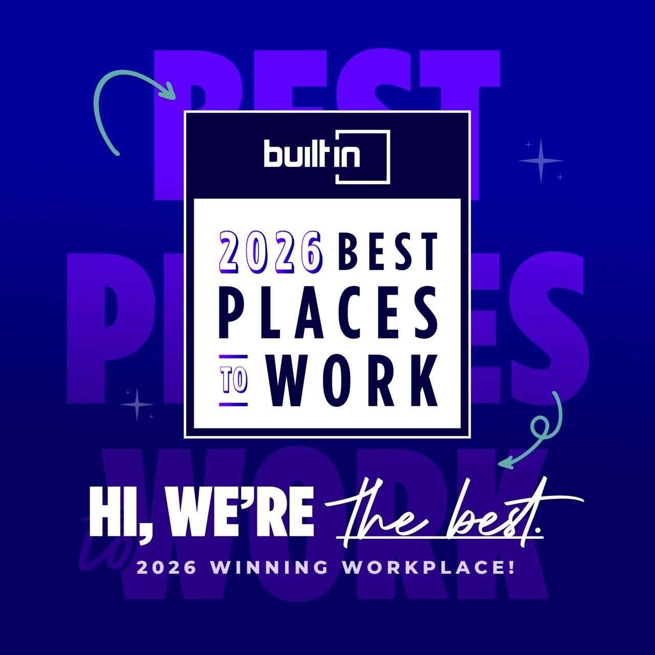 "2026 BEST PLACES I WORK" logo