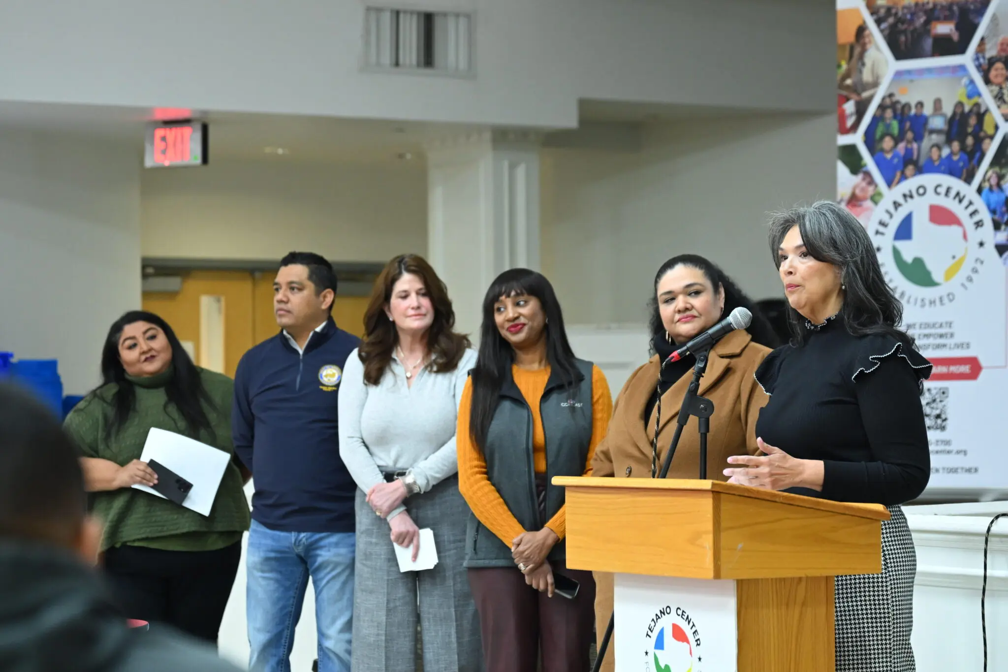 Group of speakers at event