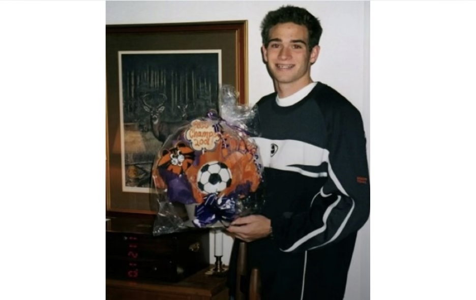 Gilstrap celebrating an ACC Championship win.