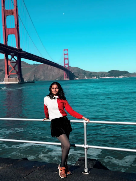 Nambiath at the Golden Gate Bridge