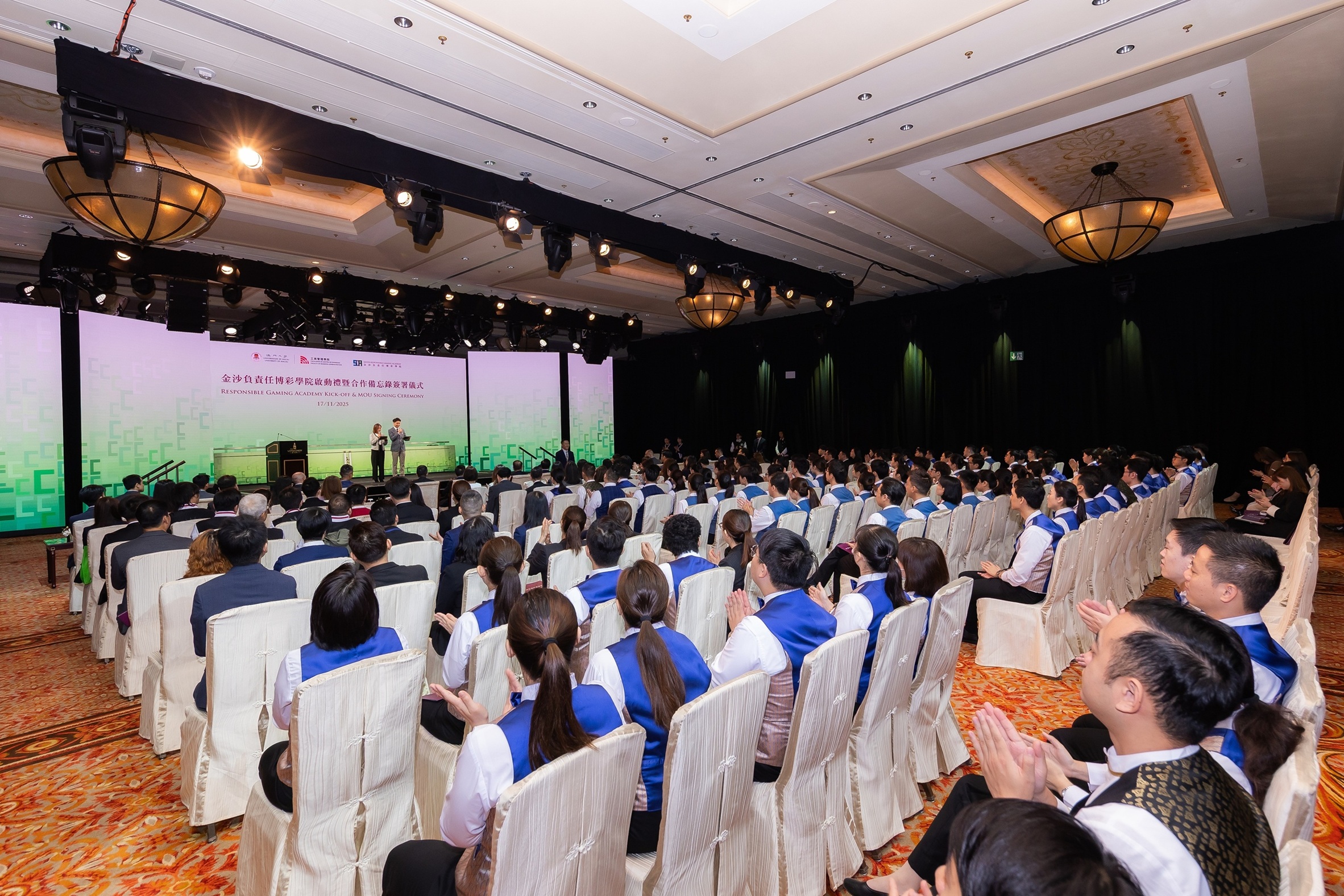 Group attending the Sands Responsible Gaming Academy,