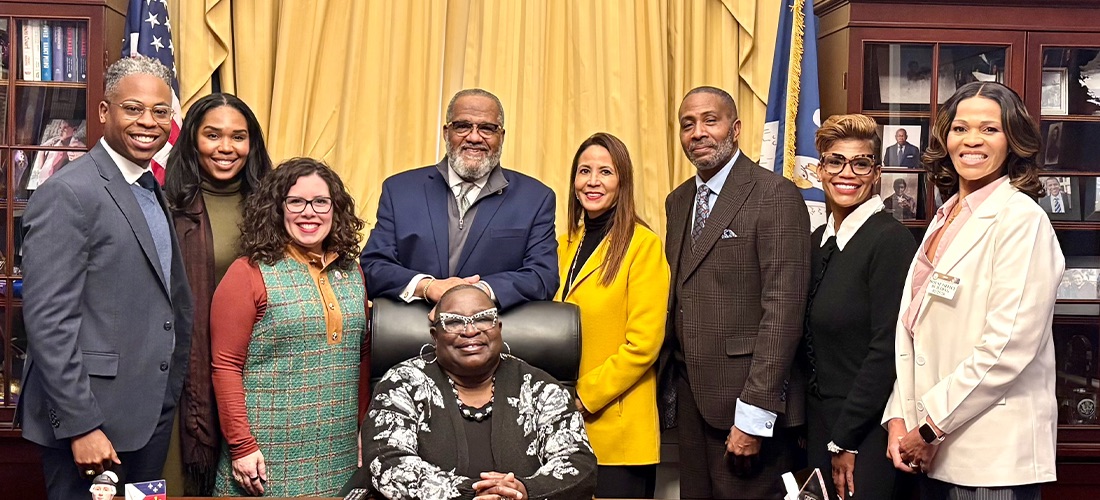 group photo from event