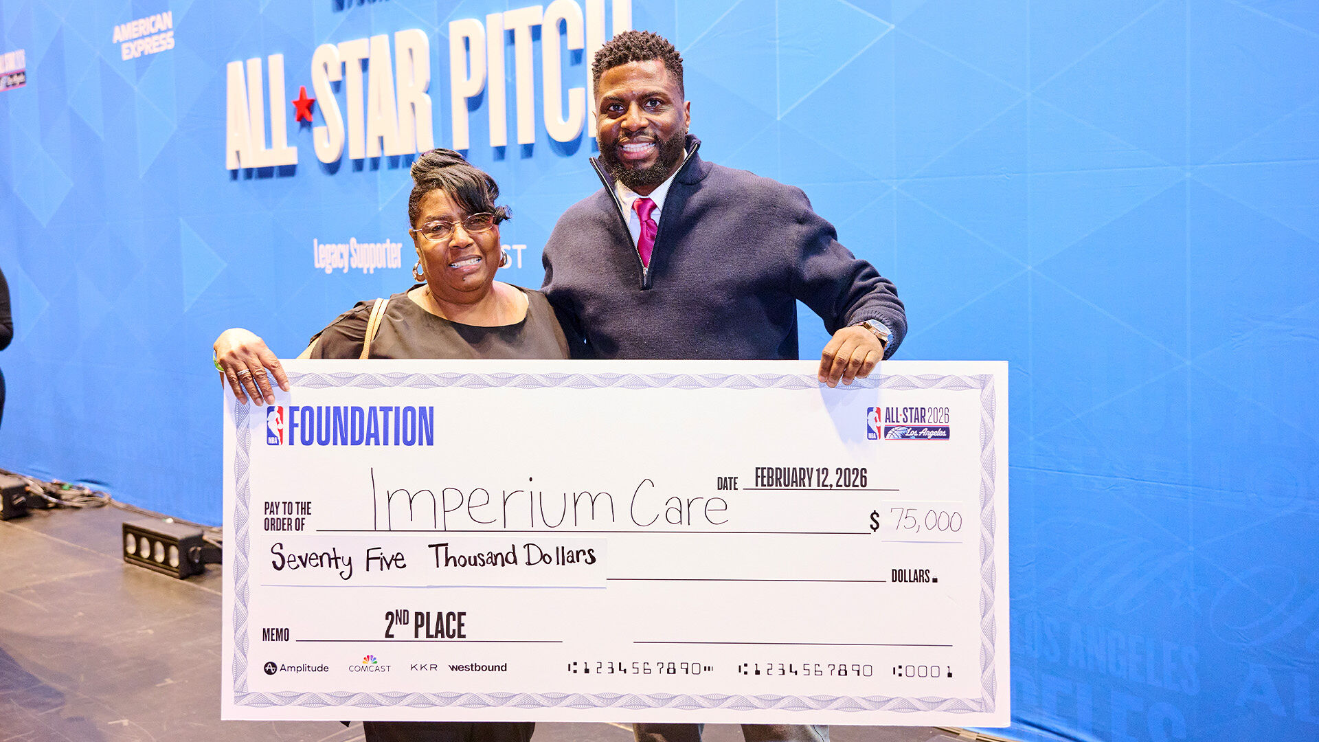 Anwar Douglas takes second place prize