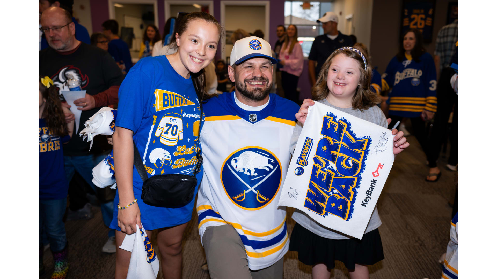3 people standing together