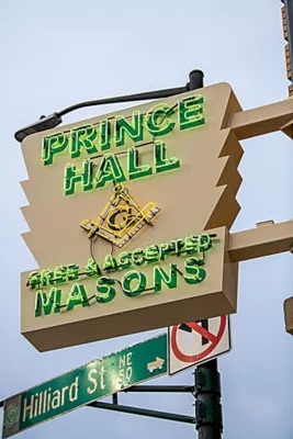 Prince Hall signage