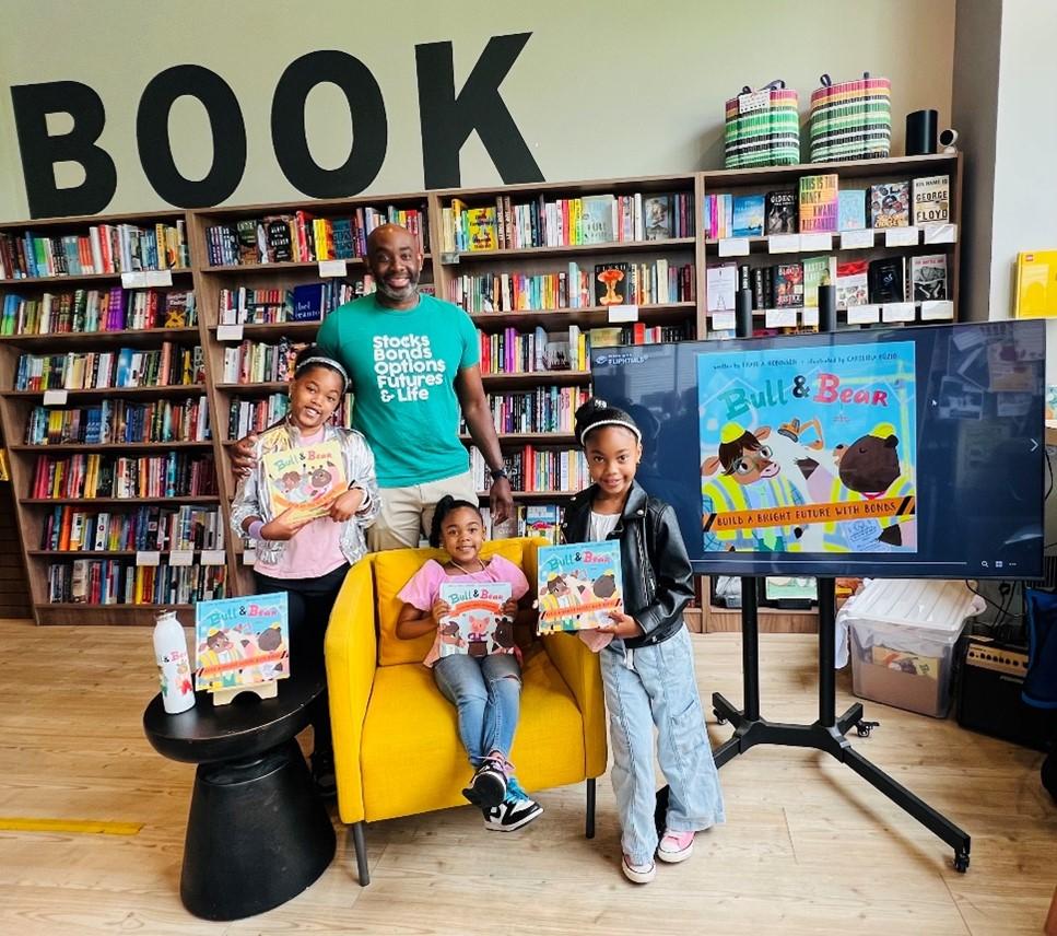 people together at a bookstore