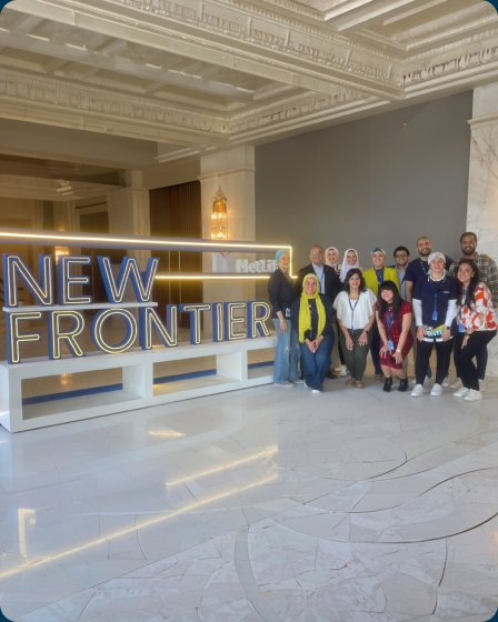 Employees in Egypt learn about New Frontier at Strategy Days.