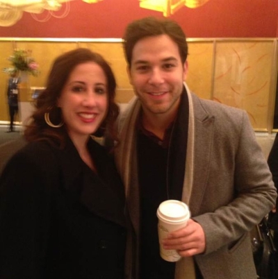 As we entered the TODAY show we were met by paparazzi—no, not for me, but for “Pitch Perfect” and TBS’ “From the Ground Up” star, Skylar Astin. He was very nice and even stopped to take a picture with me!