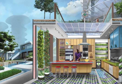 Visit our kitchen of the future online http://bit.ly/1lcwikm and see an interactive graphic and information on how we can help solve world hunger and improve the quality of food for all.