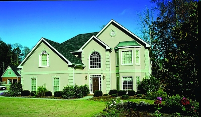 Whether acrylic , lime or cement based, stucco finishes offer durability along with pleasing aesthetics. This home was clad with Sto Corp products. www.stocorp.com