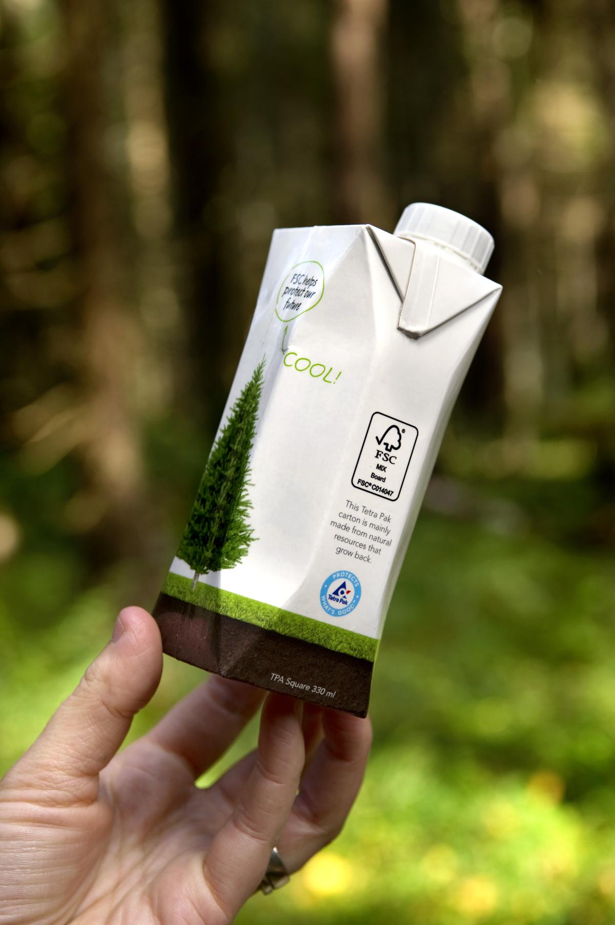 Tetra Pak package with FSC® logo