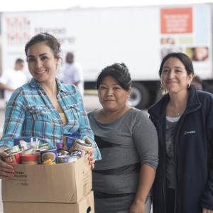 Mobilie Pantry Food Donations.
