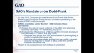 Godwin Agbara and Andrea Reba-Miller - Section 1502: Perspectives from the U.S. GAO